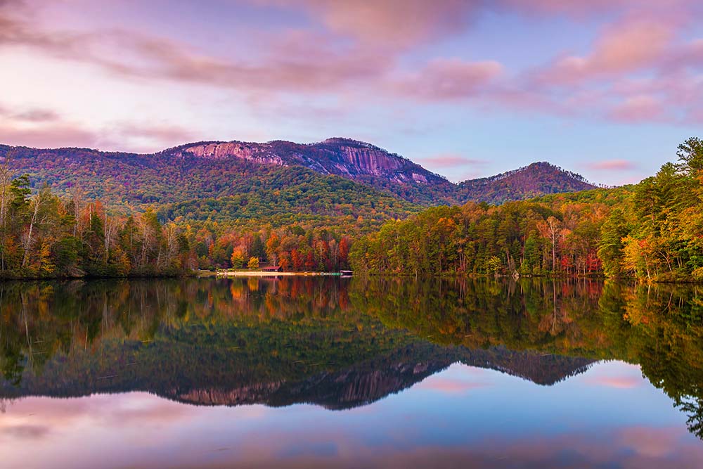 Table Rock Mountain in Pickens, South Carolina