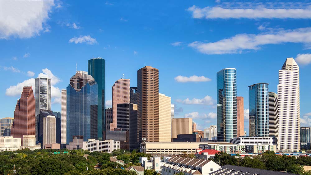 Houston, Texas downtown skyline