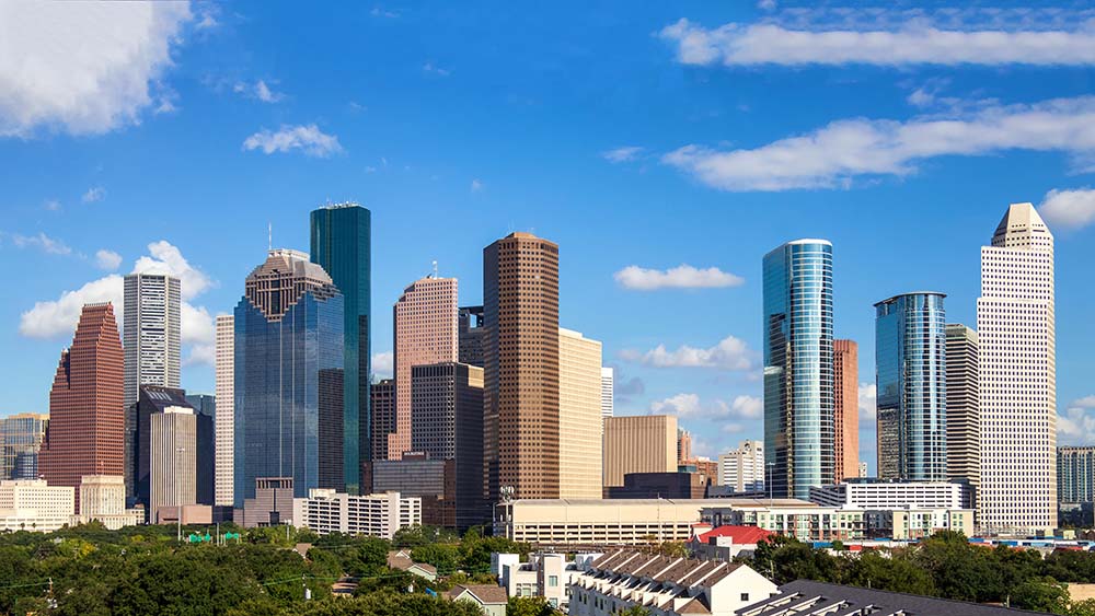 Houston, Texas downtown skyline
